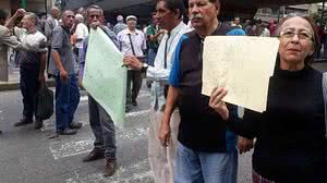 Aposentados em protesto no Chile | El Mercurio