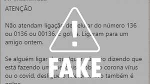 Imagem É falso que ligações do 136 são golpe; esse é o Disque Saúde do Governo Federal