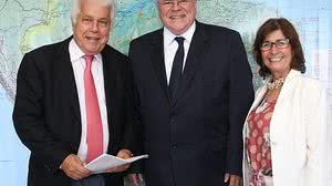 Secretário entregou o projeto em Brasília ao Ministro interino, Adeilson Loureiro | Cortesia