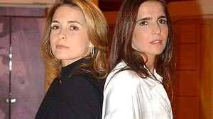 Na novela Celebridade, da TV Globo, Laura Prudente da Costa ( Cláudia Abreu) invejava e queria a vida de Maria Clara Diniz (Malú Mader) | Foto: Divulgação