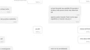 Print mostra conversa entre cliente e restaurante de comida japonesa em Ribeirão Preto, SP | Reprodução/EPTV