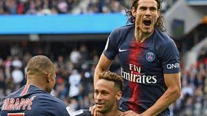 Trio Neymar, Cavani e Mbappé | PSG