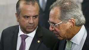 Marinho e o ministro da Economia, Paulo Guedes | Marcelo Camargo/Agência Brasil