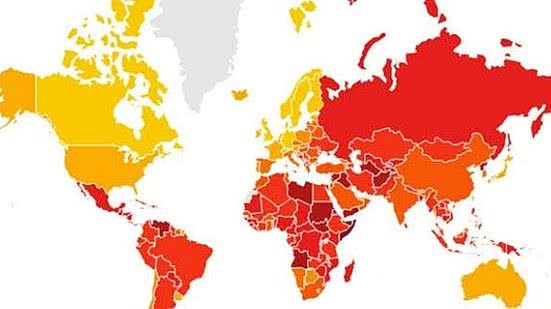 Imagem Brasil mantém nota, mas cai em ranking de percepção da corrupção