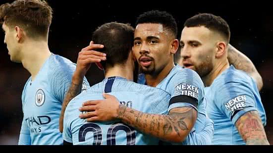 Imagem Gabriel Jesus marca, e City goleia Burnley na Copa da Inglaterra