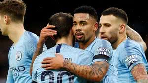 Imagem Gabriel Jesus marca, e City goleia Burnley na Copa da Inglaterra