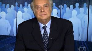 Ele fez sucesso como expoente do movimento cinematográfico, nos 70, e mais tarde tornou-se um rosto familiar como comentarista nos telejornais da Globo | Foto: Reprodução / TV Globo