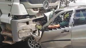 Motorista da carreta fugiu do local do acidente | Foto: Reprodução / Rede Social