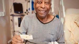 Pelé estava internado no Hospital Albert Einstein, em São Paulo, | Foto: Reprodução / Instagram