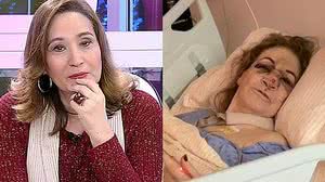 Imagem Mãe de Sônia Abrão cai e apresentadora faz alerta: "Não insistam em tapetes"