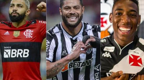 Marcelo Cortes/Flamengo, Pedro Souza/Atlético e Daniel Ramalho/Vasco