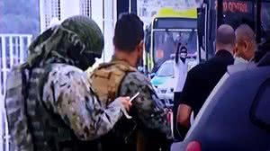 Sequestrador foi ferido na perna | Reprodução