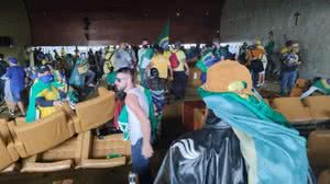 Imagem Veja imagens do STF após a invasão de manifestantes