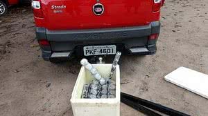 Droga foi encontrada dentro de táxi | PC-BA