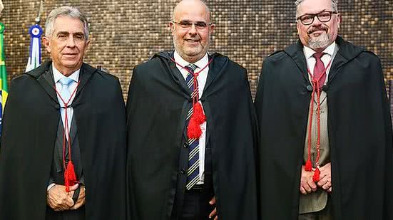 Desembargadores Orlando Rocha, Fernando Tourinho e Domingos Neto, nesta terça | Caio Loureiro / TJ-AL