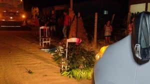 A polícia informou que ninguém soube explicar como aconteceu o atropelamento | Foto: Josival Meneses / Já é Notícia