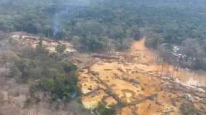 Comunidade em Aracaçá, em Roraima, onde ficava aldeia com indígenas ianomâmi | Foto: Reprodução/Codisi-YY