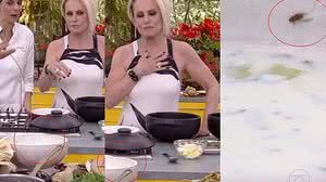 Imagem Barata é encontrada no prato de Ana Maria Braga e gera revolta na Globo
