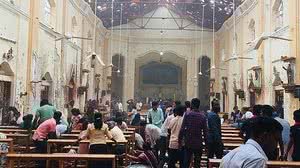 Igreja no Sri Lanka foi um dos alvos dos ataques deste domingo | Reprodução / Twitter