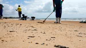 Imagem Óleo já atinge mais de mil locais no litoral do Brasil