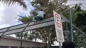 Paciente psiquiátrico tenta fugir do Hospital São Vicente de Paulo, no Distrito Federal | Reprodução