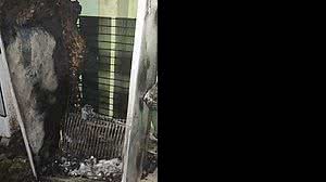 Fogo teve início na geladeira da residência | Foto: Cortesia / Ascom Bombeiros