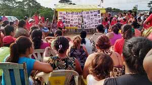 Integrantes do MTST se reuniram em ocupação em Maceió | Cortesia/Josian Paulino
