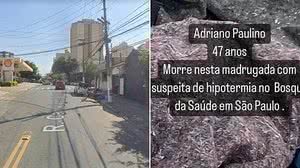 Imagem Morador de rua morre em SP durante madrugada com sensação térmica de -1°C