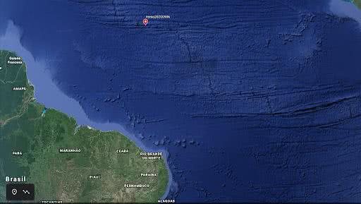 Imagem Terremoto de magnitude 6,6 é registrado no mar, ao norte do Ceará
