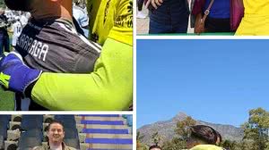 Imagem Goleiro espanhol beija namorado e assume homossexualidade após título