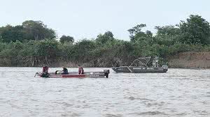 Imagem MT: estudante de medicina desaparece em rio e bombeiros fazem buscas