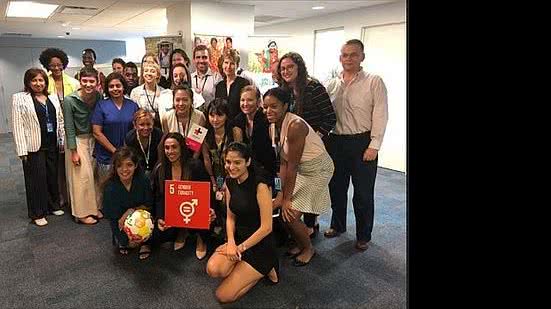 Além da brasileira, somente as atrizes Nicole Kidman, Emma Watson e Anne Hathaway desempenham o papel global | Reprodução/ arquivo pessoal