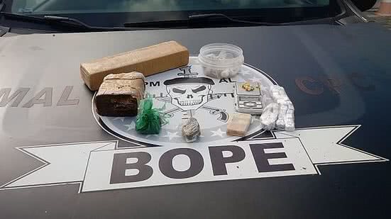 Drogas foram apreendidas durante a operação | SSP