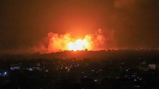 Imagem da guerra entre Israel e o Hamas | Thenews2 / Folhapress