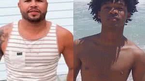 Ricardo Michell de Lima (à esquerda) é suspeito de roubar e matar Paulo Richard (à direita) após festa na Barra Nova