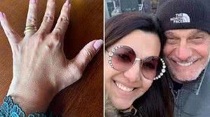 Imagem Esposa de Ricardo Boechat recupera aliança do jornalista após acidente