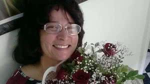 Carmelinda em foto antes de sofrer o AVC | Arquivo Pessoal