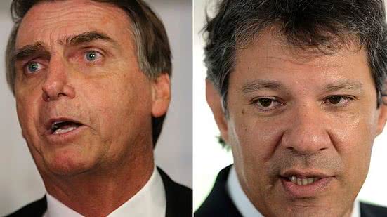 Imagem Datafolha: Bolsonaro cresce e atinge 32%; Haddad tem 21% e vê rejeição subir