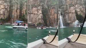 Imagem Prefeito de Capitólio admite falta de estudo de risco geológico