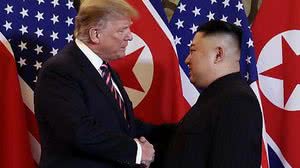 Imagem Em nota, Casa Branca diz que reunião de Trump e Kim foi proveitosa