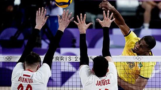 Brasil venceu o primeiro set mas foi superado pela Polônia | Alexandre Loureiro/COB