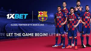Imagem FC Barcelona adiciona 1XBET como novo parceiro global