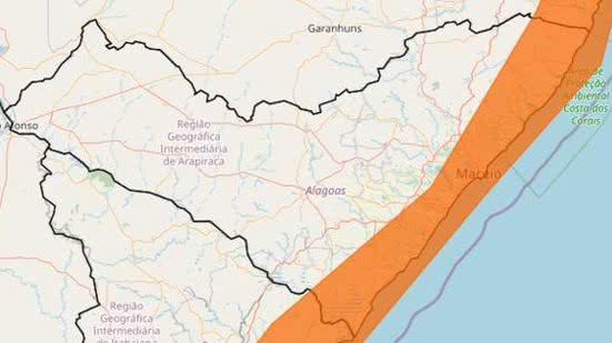Municípios estão classificados como "situação meteorológica perigosa" | Foto: Reprodução