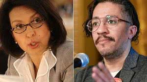 Embaixadora do Brasil na Organização das Nações Unidas (ONU), Maria Nazareth Farani Azevedo e o ex-deputado federal Jean Wyllys (PSOL-RJ) | UN Photo/Divulgação/Horacio Villalobos/Corbis/Getty Images