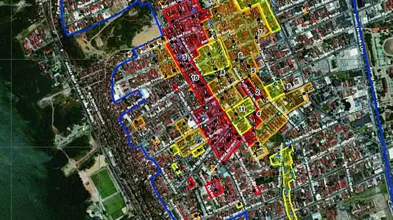 Mapa com identificação das vias foi disponibilizado pelo Serviço Geológico do Brasil