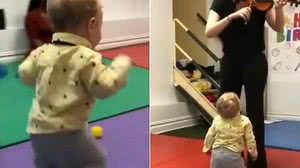 Imagem Vídeo: bebê tem reação apaixonante ao escutar som de violino pela 1ª vez
