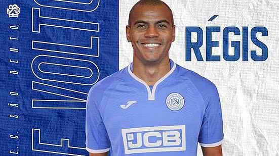 Régis foi anunciado pelo São Bento no dia 27 de fevereiro | Divulgação / São Bento