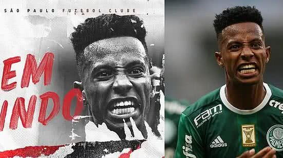 Tchê Tché é o novo reforço do São Paulo | Twitter @SaoPauloFC | César Greco/ Ag. Palmeiras