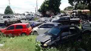 Atualmente, esses veúculos ocupam pátios de delegacias | Foto: Cortesia / Ascom PC