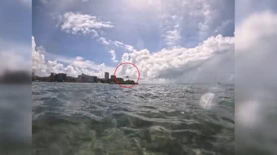 Imagem Mergulhador assistiu, são e salvo, as buscas por seu ‘desaparecimento’, no mar de Pajuçara, registrando tudo em sua GoPro; assista